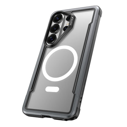Galaxy S26 Ultra Kılıf M-safe Şarj Özellikli Airbagli Raptic Shield Serisi Şeffaf Arka Yüzey Kapak