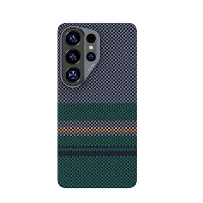 Galaxy S26 Ultra Kılıf M-safe Şarj Özellikli Karbon Fiber Tasarımlı Benks Aurora ArmorAir Kevlar Kapak
