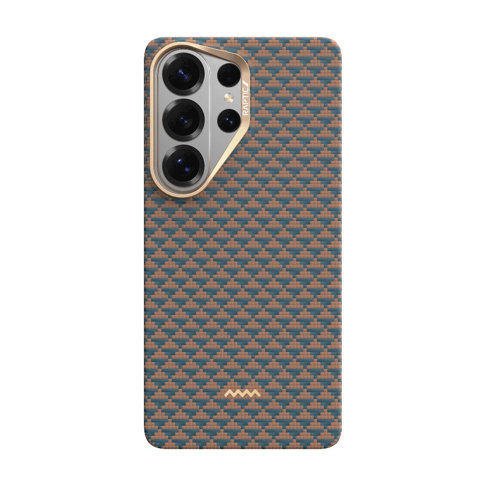 Galaxy S26 Ultra Kılıf M-safe Şarj Özellikli Raptic Aramid Skin Origin Serisi Karbon Kapak