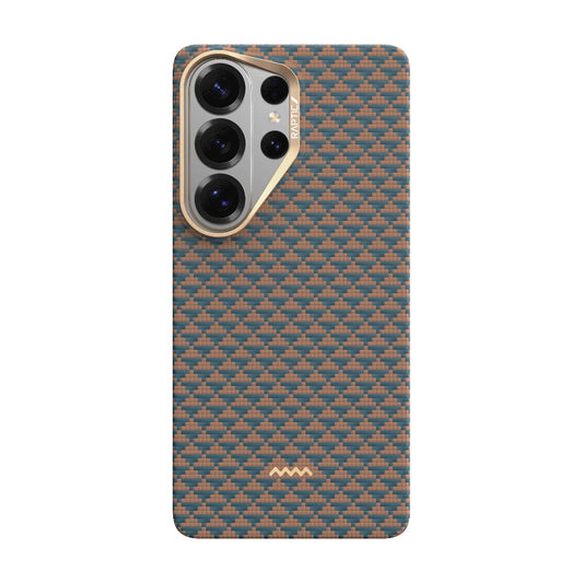 Galaxy S26 Ultra Kılıf M-safe Şarj Özellikli Raptic Aramid Skin Origin Serisi Karbon Kapak