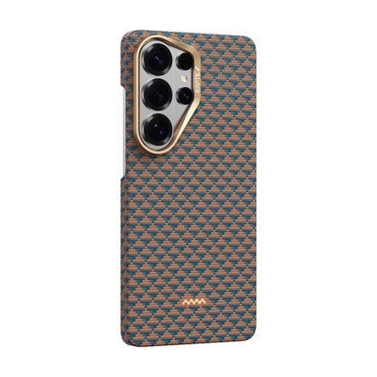 Galaxy S26 Ultra Kılıf M-safe Şarj Özellikli Raptic Aramid Skin Origin Serisi Karbon Kapak