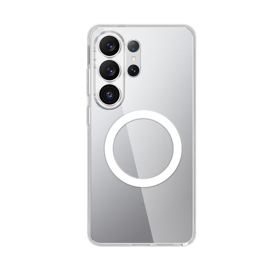 Galaxy S26 Ultra Kılıf M-safe Şarj Özellikli Transparan Sert PC Wlons Pita Kapak