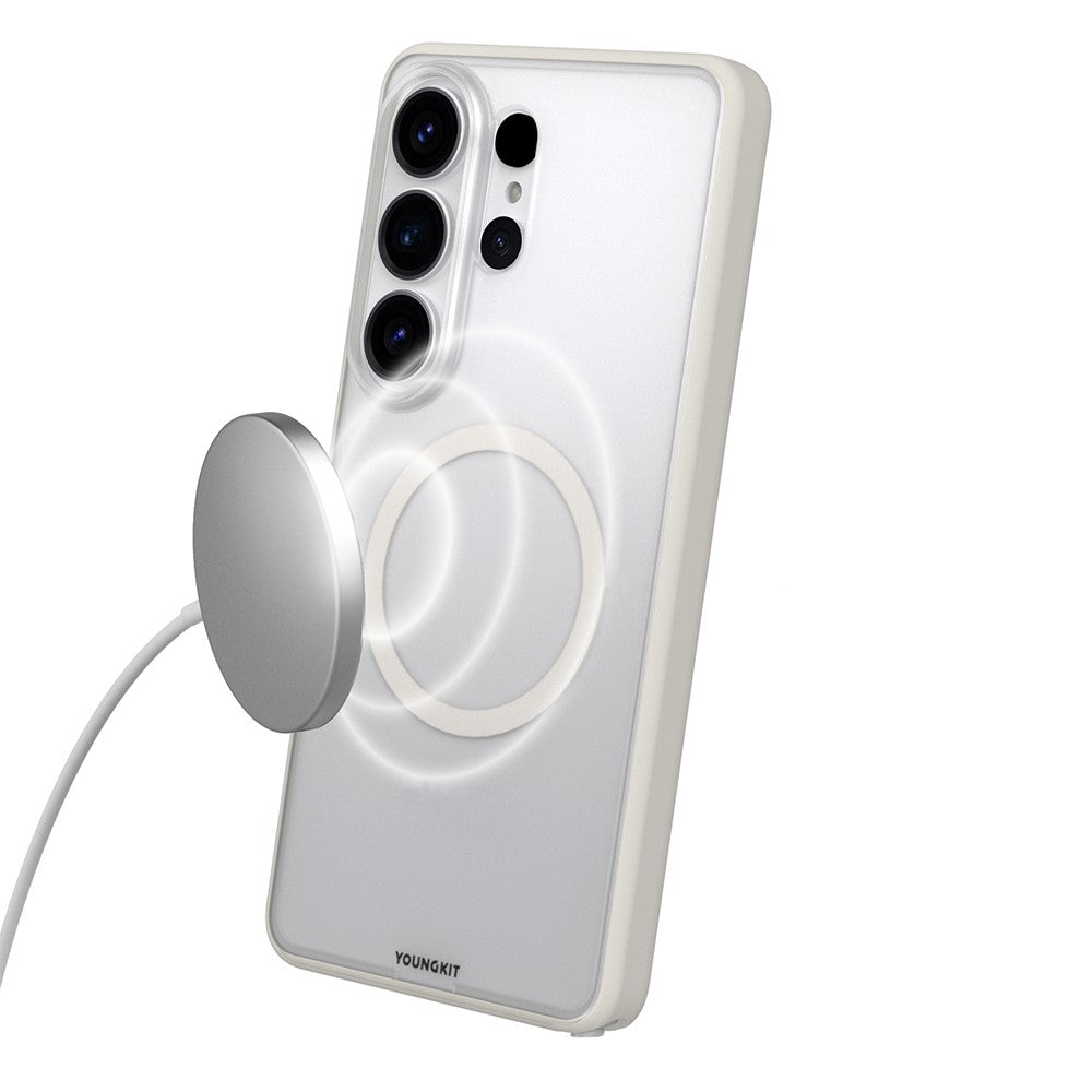 Galaxy S26 Ultra Kılıf M-safe Şarj Özellikli Youngkit Clear Serisi Kapak