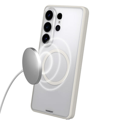 Galaxy S26 Ultra Kılıf M-safe Şarj Özellikli Youngkit Clear Serisi Kapak