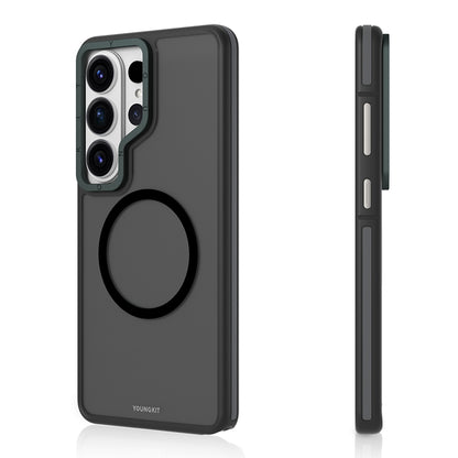 Galaxy S26 Ultra Kılıf M-safe Şarj Özellikli Youngkit Rock Sand Serisi Kapak