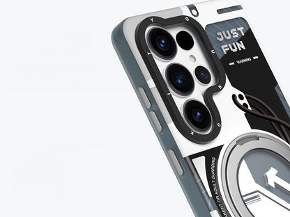 Galaxy S26 Ultra Kılıf M-safe Şarj Özellikli Youngkit Starship Serisi Kapak