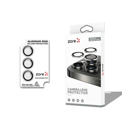 Galaxy S26 Zore CL-12 Premium Safir Parmak İzi Bırakmayan Anti-Reflective Kamera Lens Koruyucu