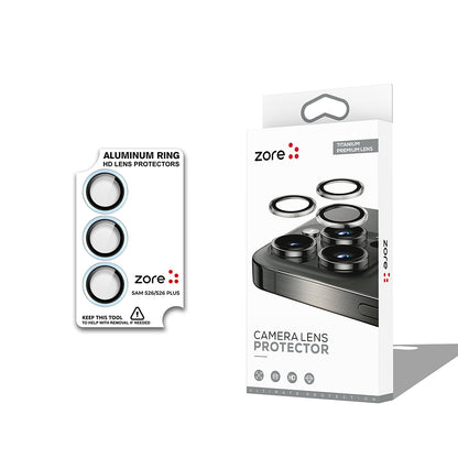Galaxy S26 Zore CL-12 Premium Safir Parmak İzi Bırakmayan Anti-Reflective Kamera Lens Koruyucu
