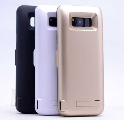 Galaxy S8 Plus Şarjlı Kılıf Harici Batarya Gold