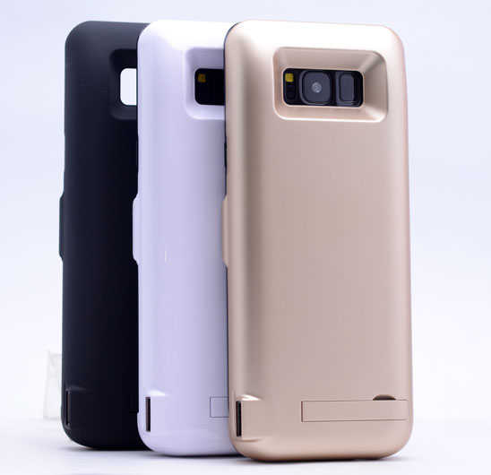 Galaxy S8 Şarjlı Kılıf Harici Batarya Siyah