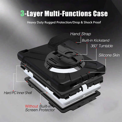 Galaxy T720 Tab S5E Zore Defender Tablet Silikon Siyah