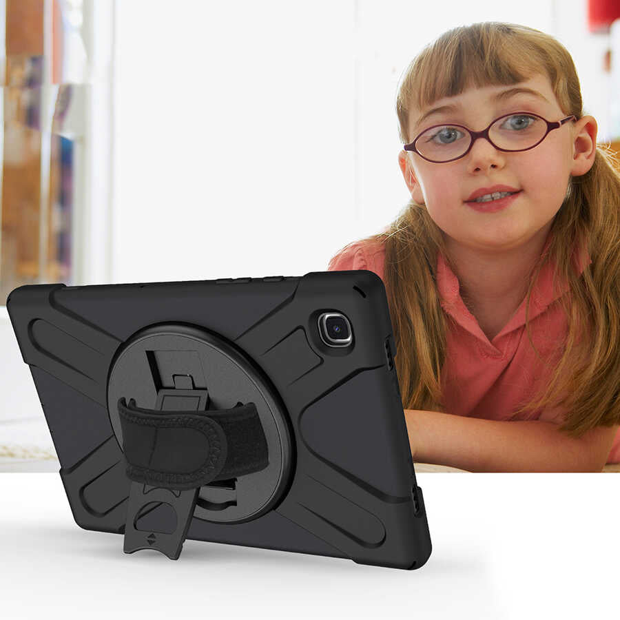 Galaxy Tab A7 10.4 T500 2020 Zore Defender Tablet Silikon Siyah