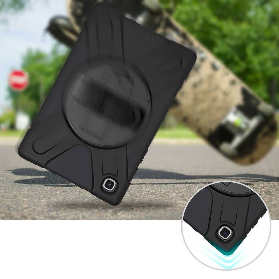 Galaxy Tab A7 10.4 T500 2020 Zore Defender Tablet Silikon Siyah