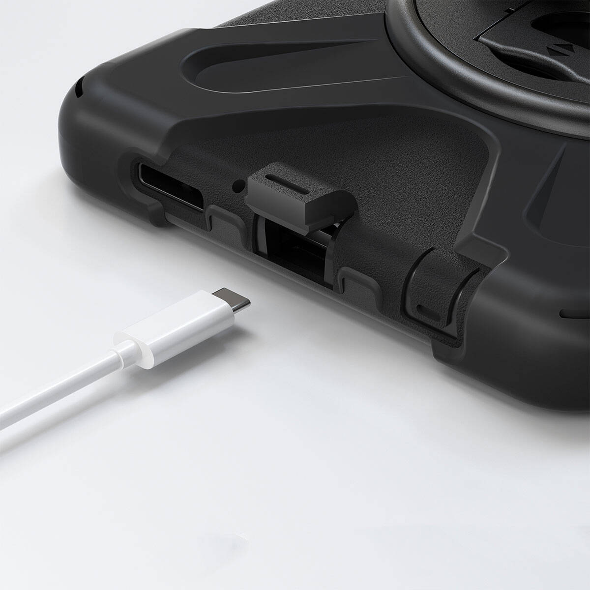 Galaxy Tab A9 Zore Defender Tablet Silikon Siyah