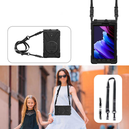 Galaxy Tab Active 3 T577 Zore Defender Tablet Silikon Siyah