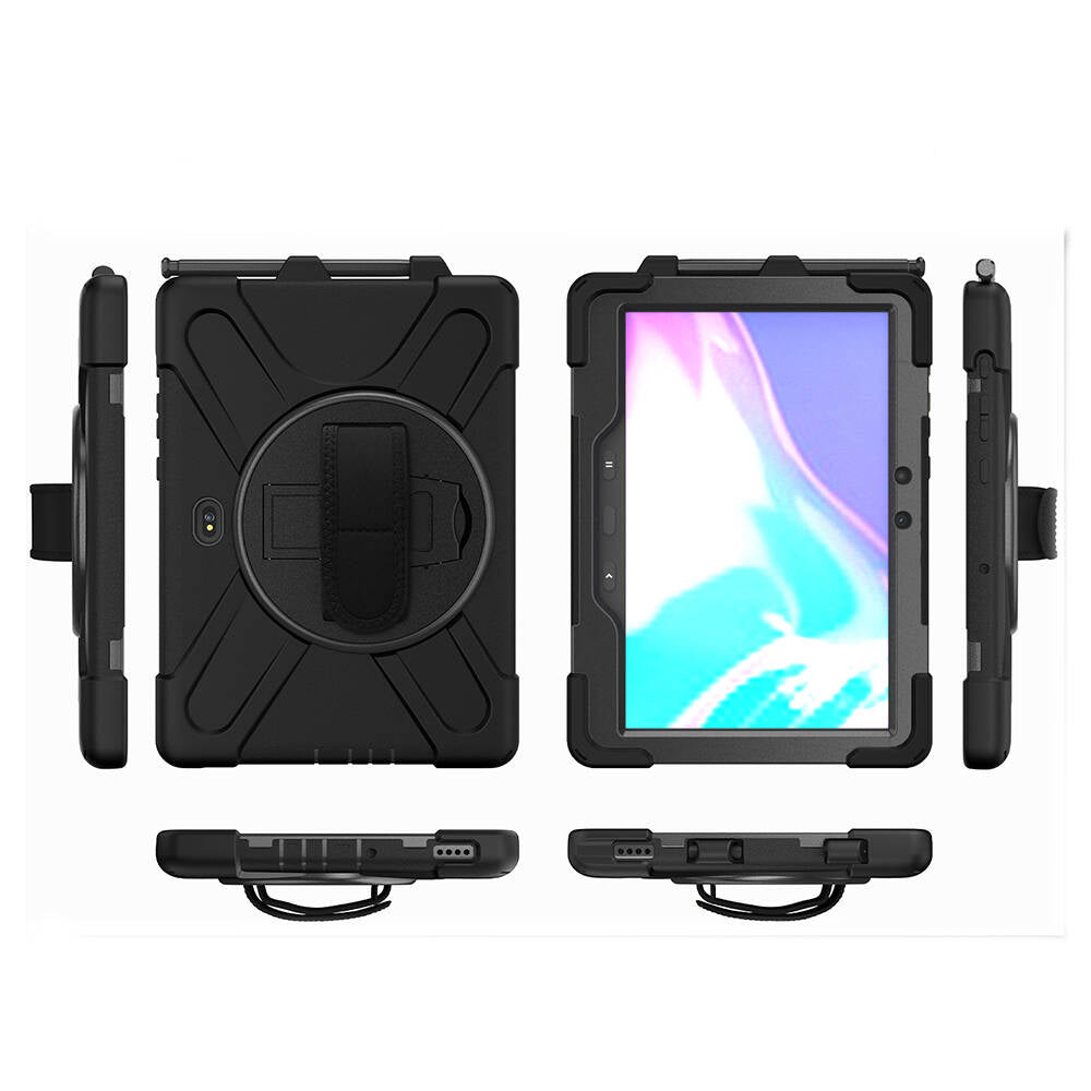 Galaxy Tab Active Pro 10.1 T540 Zore Defender Tablet Silikon Siyah
