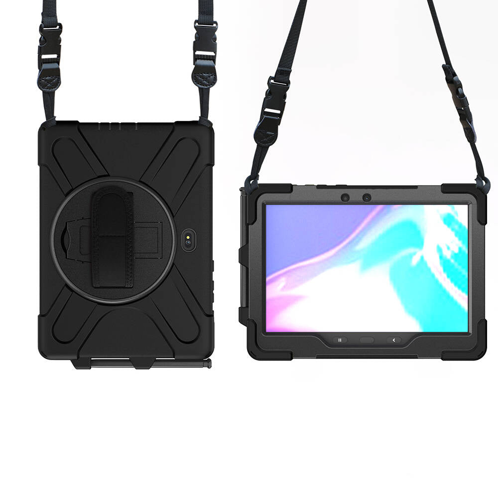 Galaxy Tab Active Pro 10.1 T540 Zore Defender Tablet Silikon Siyah