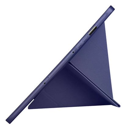 Galaxy Tab S10 Lite Kılıf Zore Tri Folding Kalem Bölmeli Standlı Kılıf Mavi