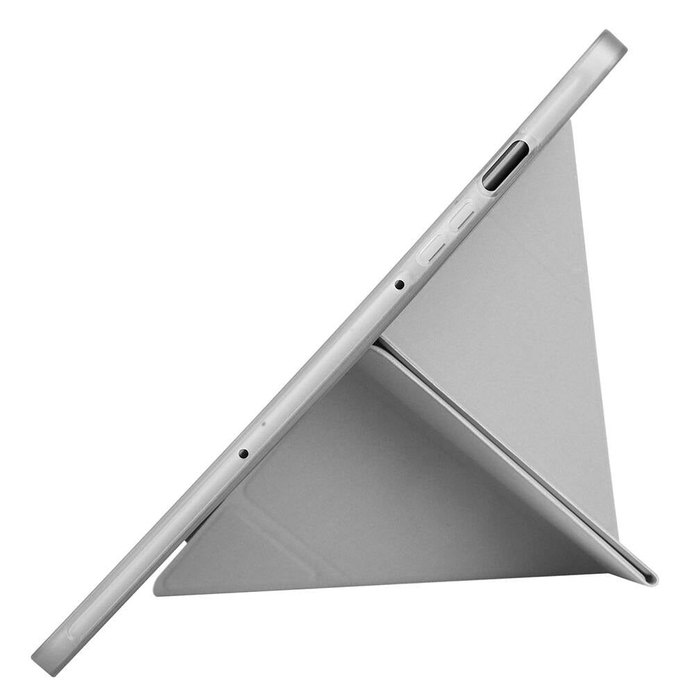 Galaxy Tab S10 Lite Kılıf Zore Tri Folding Kalem Bölmeli Standlı Kılıf Mavi