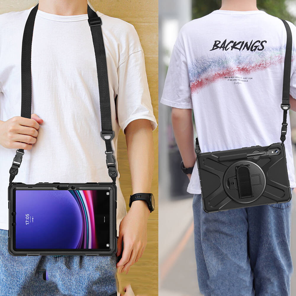 Galaxy Tab S10 Lite Zore Defender Tablet Silikon Siyah