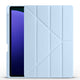 Galaxy Tab S10 Plus Kılıf Zore Tri Folding Kalem Bölmeli Standlı Kılıf Mavi