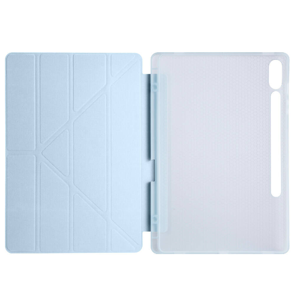 Galaxy Tab S10 Plus Kılıf Zore Tri Folding Kalem Bölmeli Standlı Kılıf Yeşil