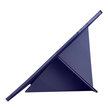 Galaxy Tab S10 Ultra Kılıf Zore Tri Folding Kalem Bölmeli Standlı Kılıf Siyah