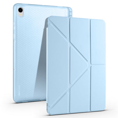 Galaxy Tab S11 Kılıf Zore Tri Folding Kalem Bölmeli Standlı Kılıf