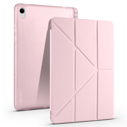 Galaxy Tab S11 Kılıf Zore Tri Folding Kalem Bölmeli Standlı Kılıf