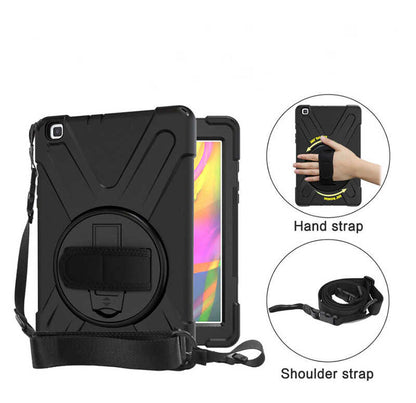 Galaxy Tab S6 Lite P610 Kılıf Zore Defender Tablet Silikon Siyah