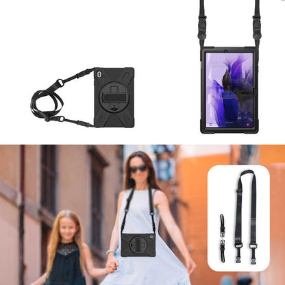 Galaxy Tab S7 FE LTE (T737-T736-T733-T730) Zore Defender Tablet Silikon Siyah