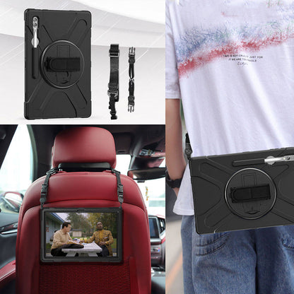 Galaxy Tab S8 Ultra Zore Defender Tablet Silikon Siyah