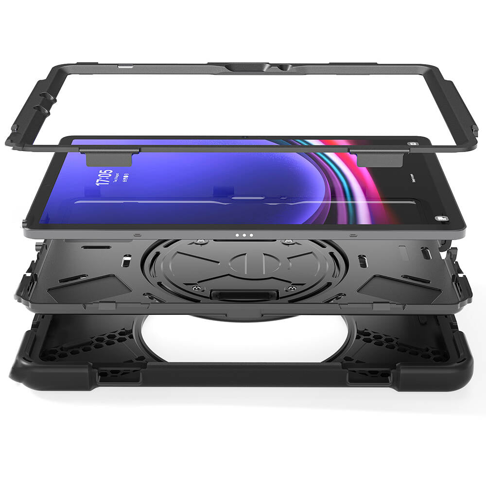 Galaxy Tab S9 FE Zore Defender Tablet Silikon Siyah