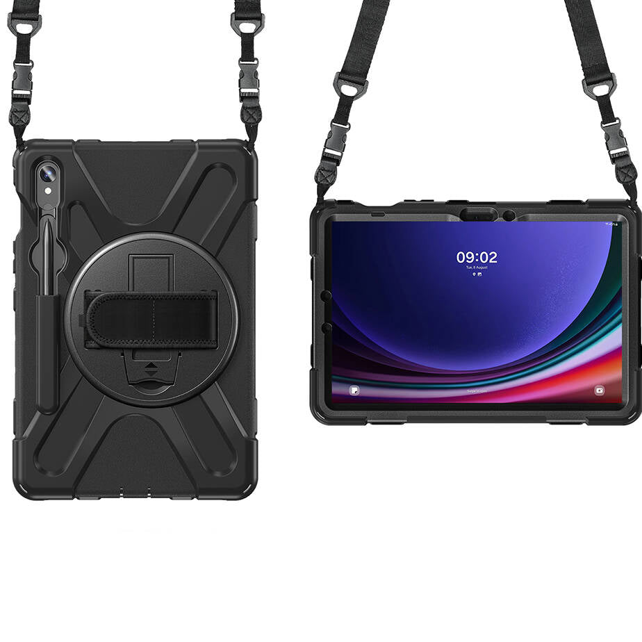 Galaxy Tab S9 FE Zore Defender Tablet Silikon Siyah