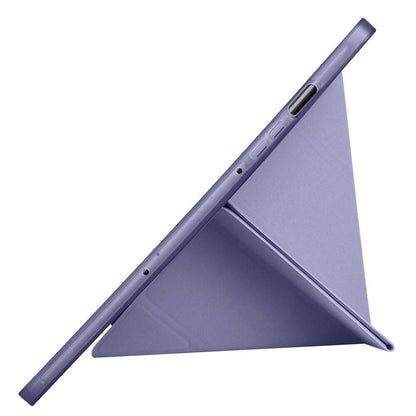 Galaxy Tab S9 Kılıf Zore Tri Folding Kalem Bölmeli Standlı Kılıf Açık Yeşil