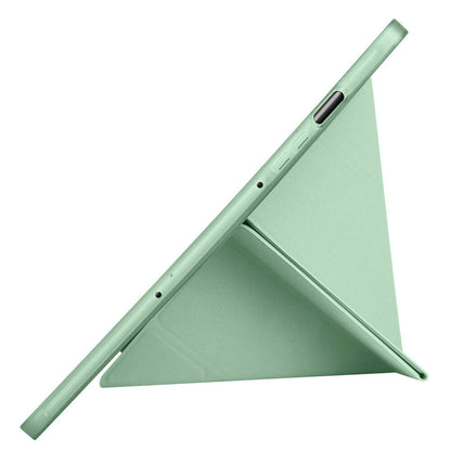 Galaxy Tab S9 Kılıf Zore Tri Folding Kalem Bölmeli Standlı Kılıf Siyah