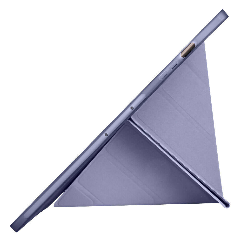 Galaxy Tab S9 Plus Kılıf Zore Tri Folding Kalem Bölmeli Standlı Kılıf Koyu Yeşil