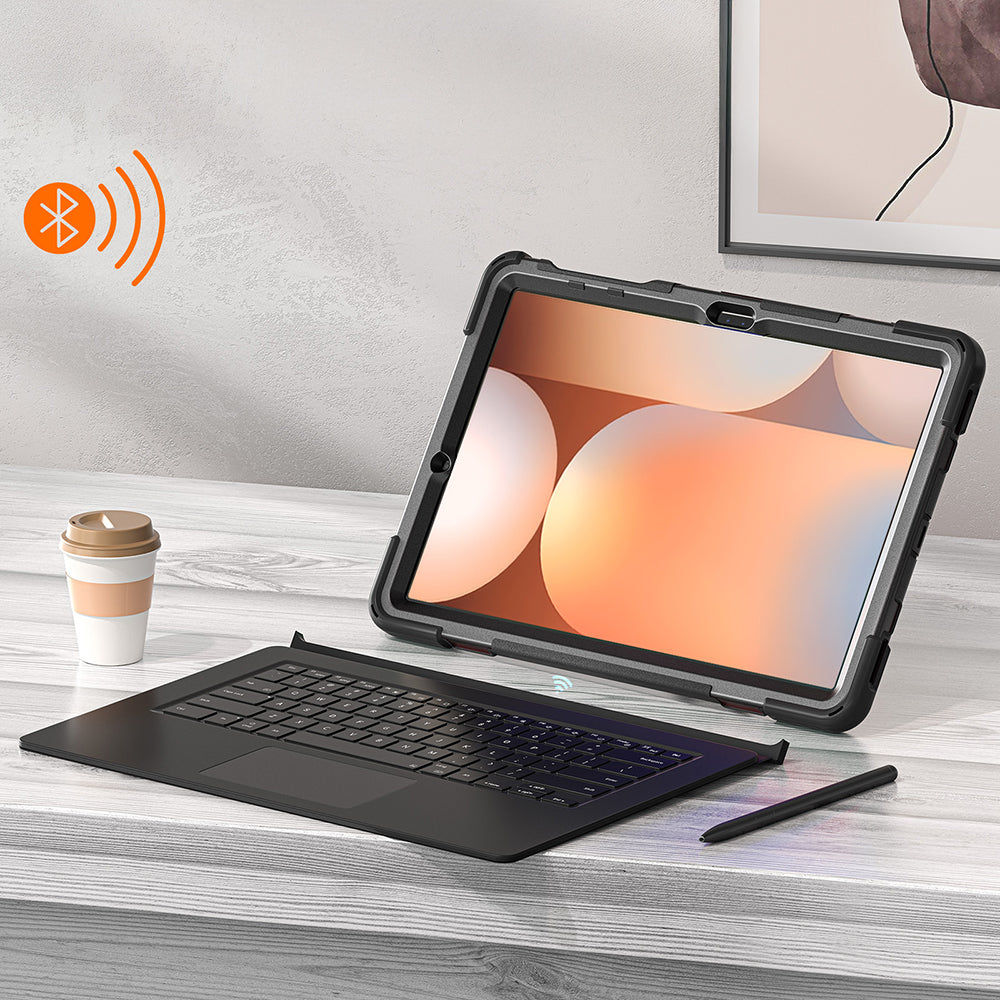 Galaxy Tab S9 Plus Zore Defender Tablet Silikon Siyah