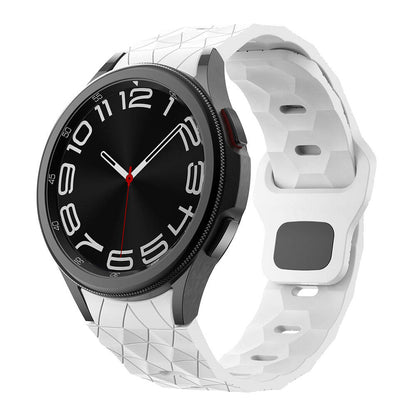 Galaxy Watch 5 44mm Zore KRD-116 20mm Futbol Desenli Spor Tasarımlı Silikon Kordon