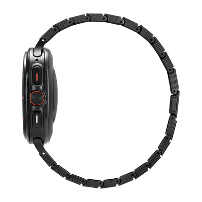 Galaxy Watch Ultra 47mm Karbon Fiber Pitaka Modern Serisi Black-Grey Twill Kordon Siyah-Gri