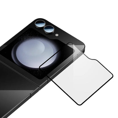 Galaxy Z Flip 6 Benks Glass Warrior HD Cam Ekran Koruyucu + Kolay Uygulama Aparatlı Siyah