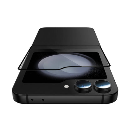 Galaxy Z Flip 6 Benks Glass Warrior HD Cam Ekran Koruyucu + Kolay Uygulama Aparatlı Siyah