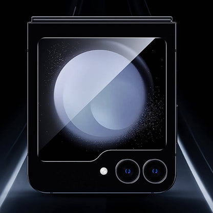 Galaxy Z Flip 6 Benks Glass Warrior HD Cam Ekran Koruyucu + Kolay Uygulama Aparatlı Siyah