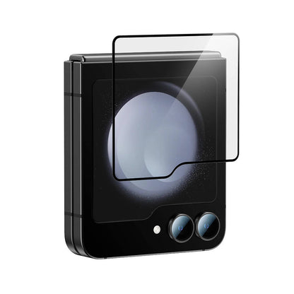 Galaxy Z Flip 6 Benks Glass Warrior HD Cam Ekran Koruyucu + Kolay Uygulama Aparatlı Siyah