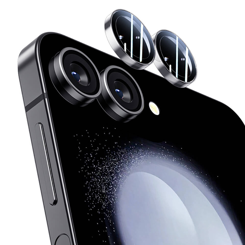 Galaxy Z Flip 6 Benks King Kong Kamera Lens Koruyucu Gümüş