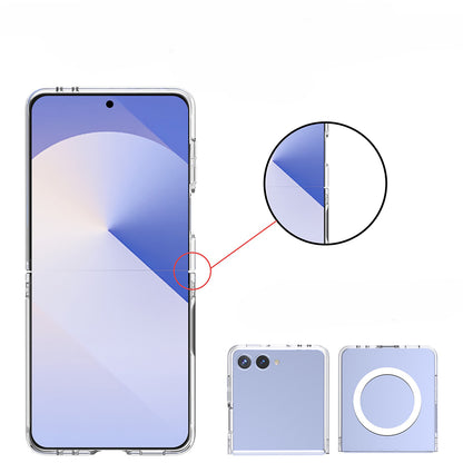 Galaxy Z Flip 7 Kılıf Kamera Korumalı M-safe Sert PC Zore Porto Kapak Şeffaf