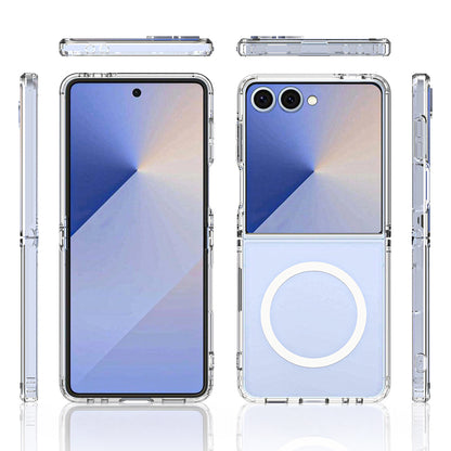 Galaxy Z Flip 7 Kılıf Kamera Korumalı M-safe Sert PC Zore Porto Kapak Şeffaf