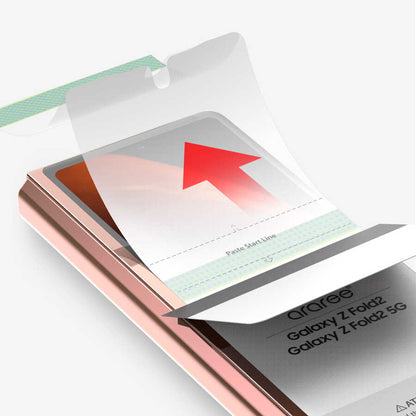 Galaxy Z Fold 2 Araree Pure Diamond Pet Ekran Koruyucu Renksiz