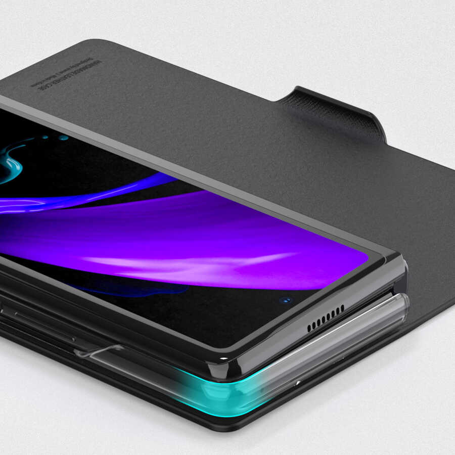 Galaxy Z Fold 2 Kılıf Araree Bonnet Kılıf Mavi
