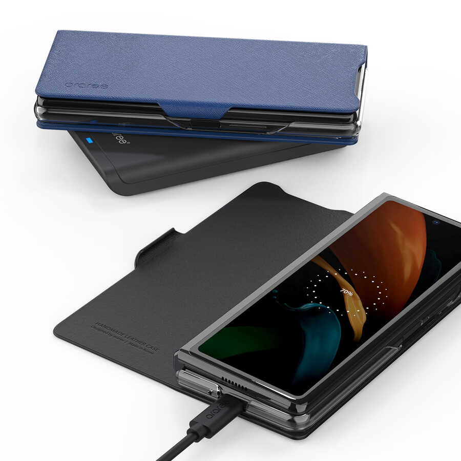 Galaxy Z Fold 2 Kılıf Araree Bonnet Kılıf Siyah